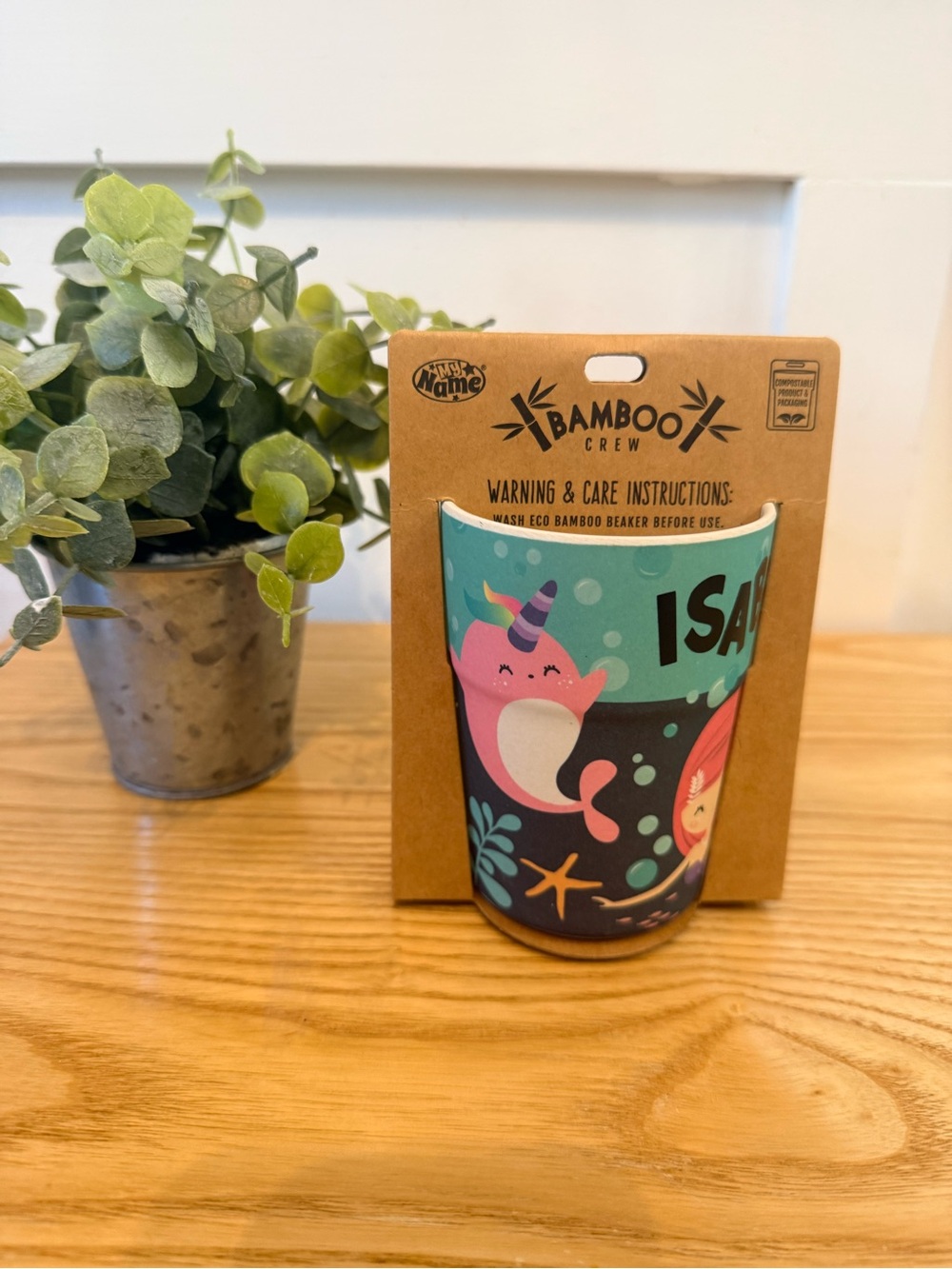🌿10/$25 • Bamboo Crew My Name Is “Isabelle” Cup